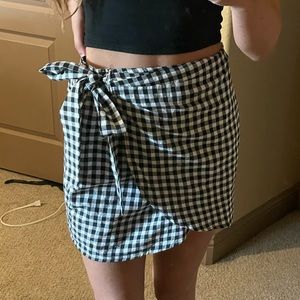 Gingham skirt